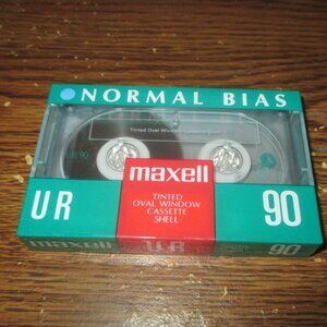 Maxell Audio Cassette - UR 90 Cassette New in Package (unopened)